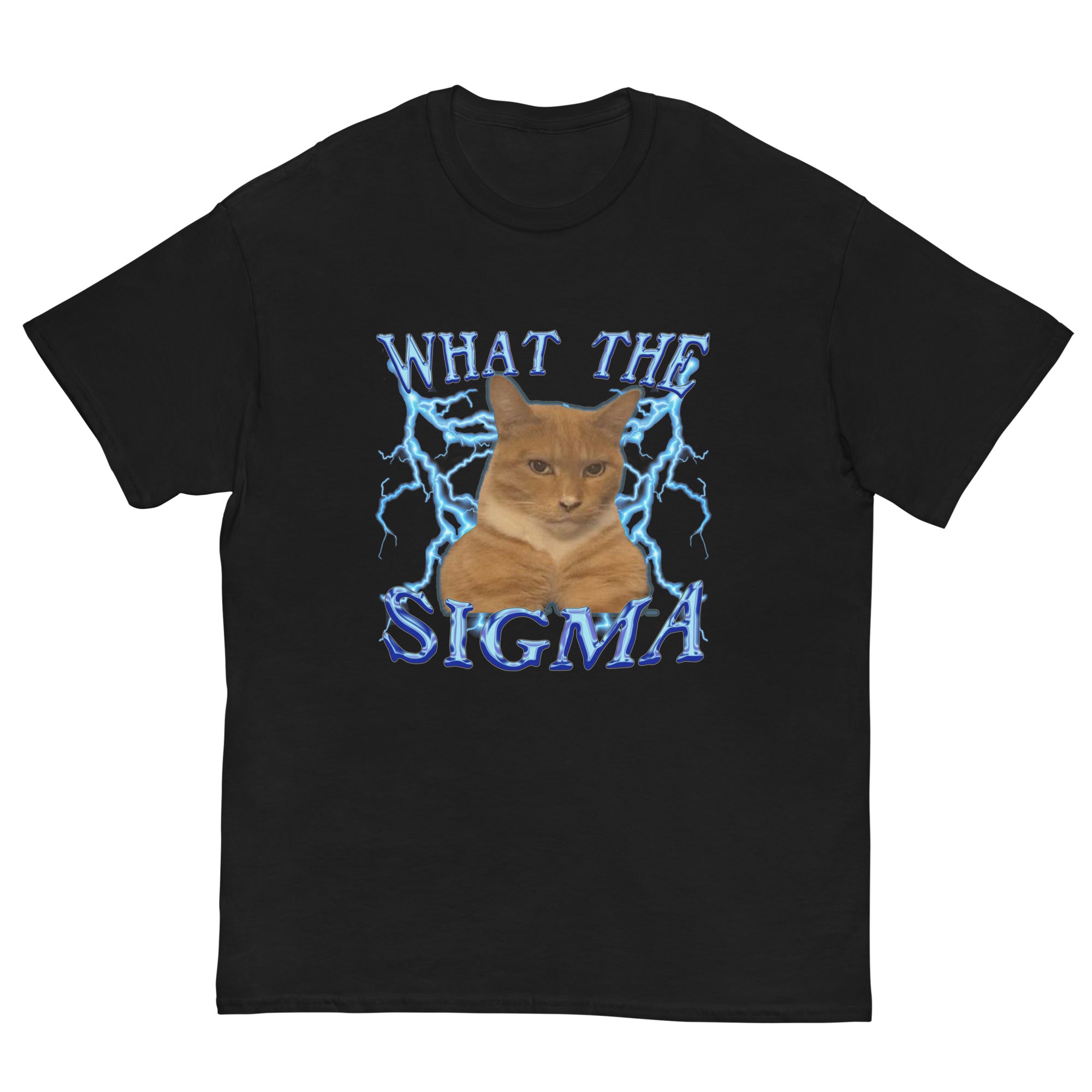 WHAT THE SIGMA CAT TEE